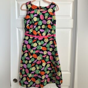 REQUIREMENTS Cocktails Garnish Print Dress